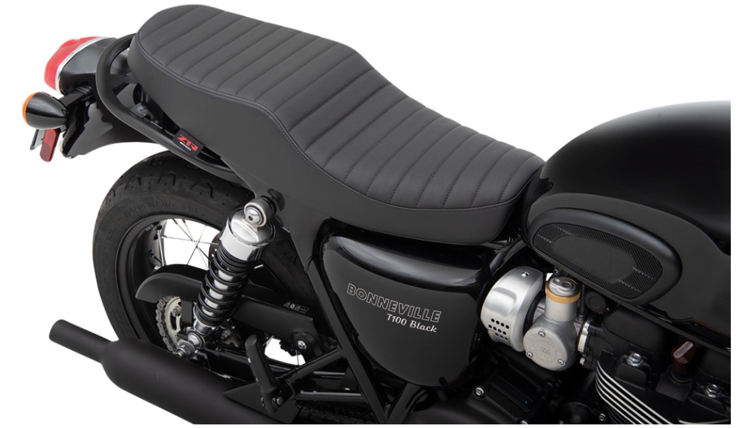 Retro-Style Classic Stitch Seat - Black