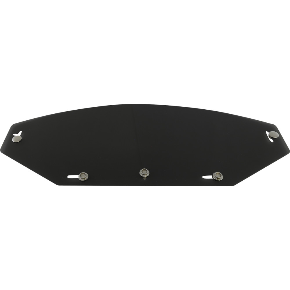 Flat Five-Snap Shield - Smoke