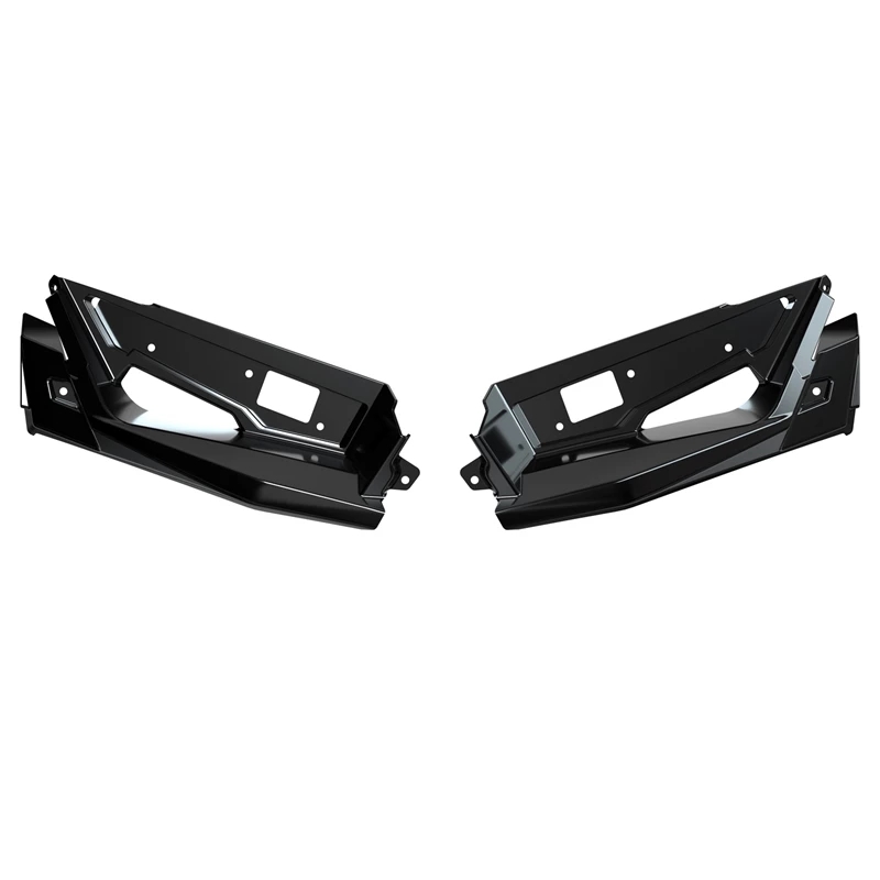 Painted Front Upper Accent Panel Kit - Gloss Black