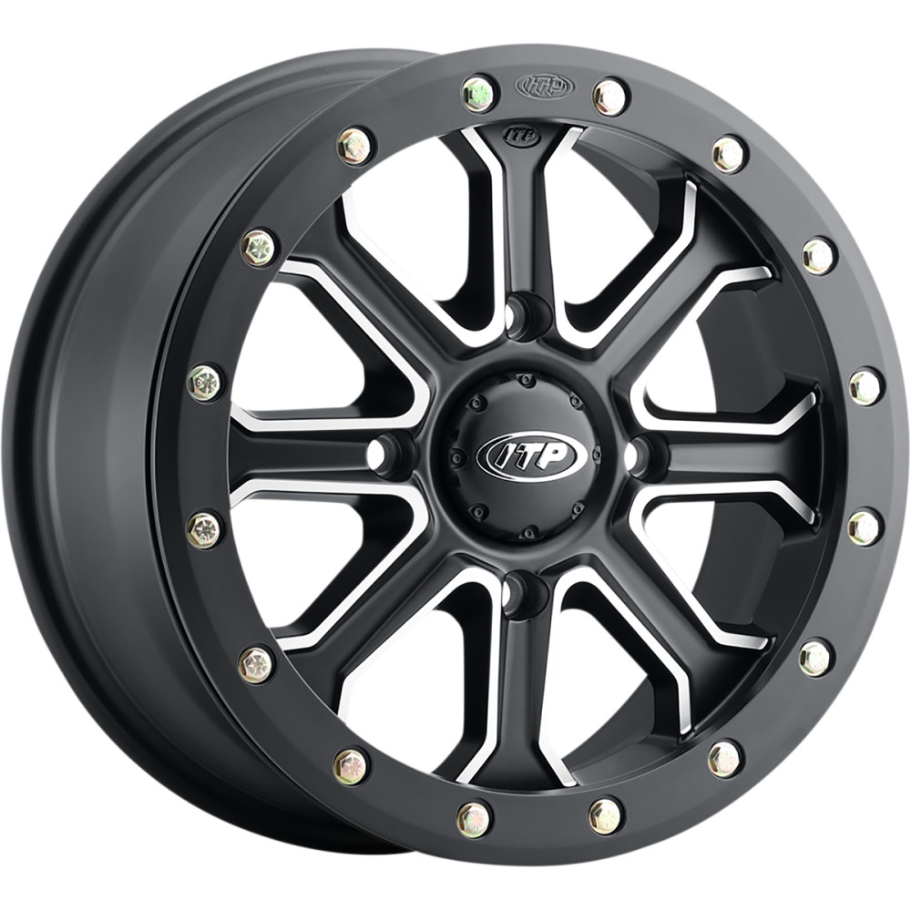 Inertia Wheel - 14x7 - 5+2 (+30mm) Offset - 4/137 - Matte Black/Machined