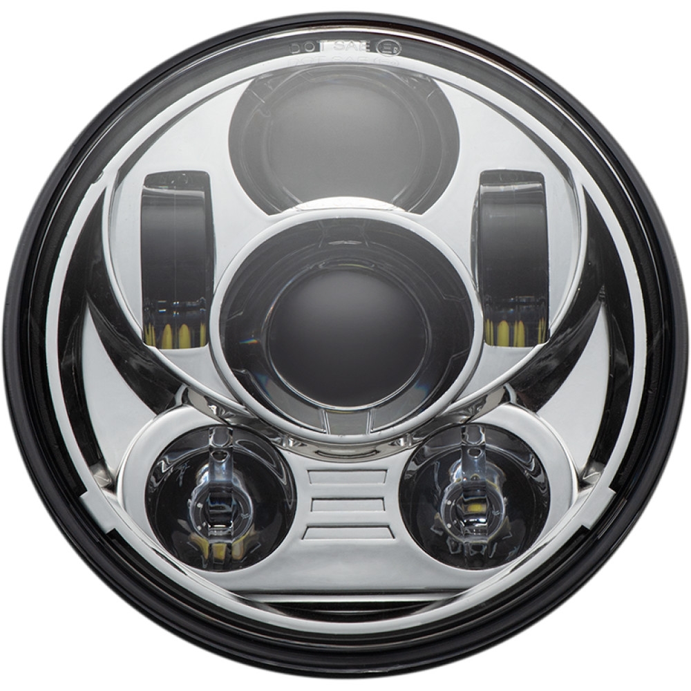 LED Headlamp - 5.75in. - Chrome