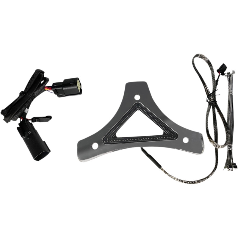 Run/Brake Backrest LED Lights - Chrome