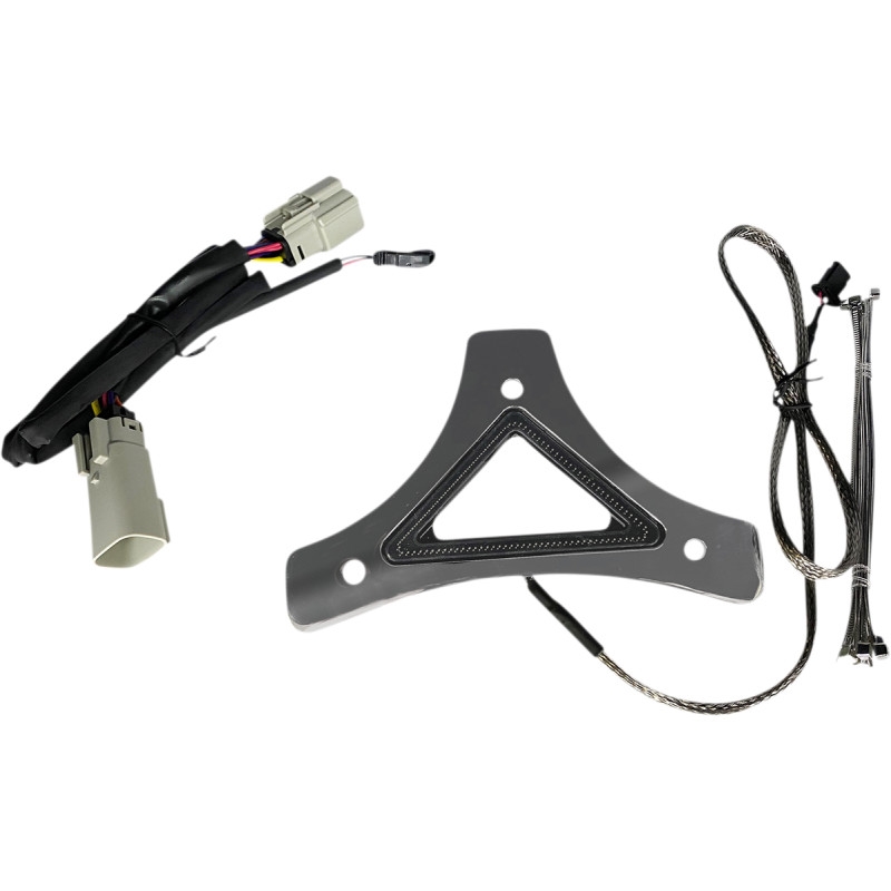 Run/Brake Backrest LED Lights - Chrome