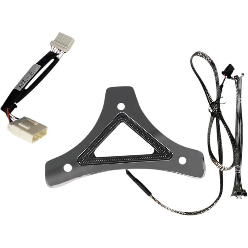 Run/Brake Backrest LED Lights - Chrome