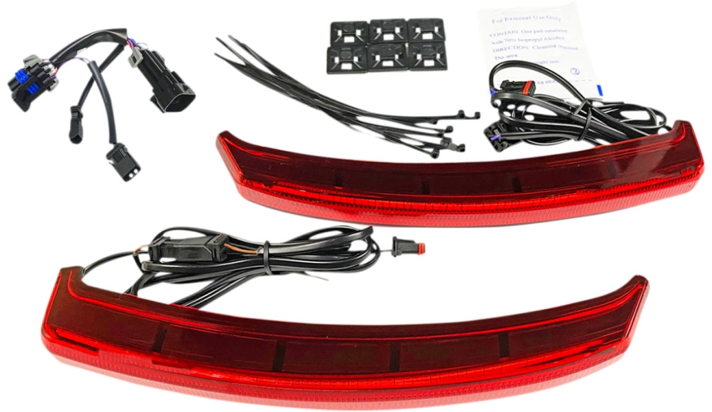 Low-Profile Bagz for Indian - Red Lens