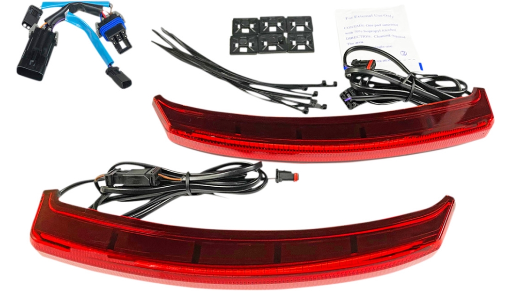 Low-Profile Bagz for Indian - Red Lens