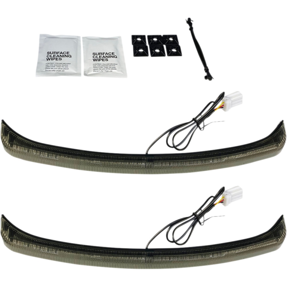 Low-Profile Fender Lights for Triglide - Smoke Lens