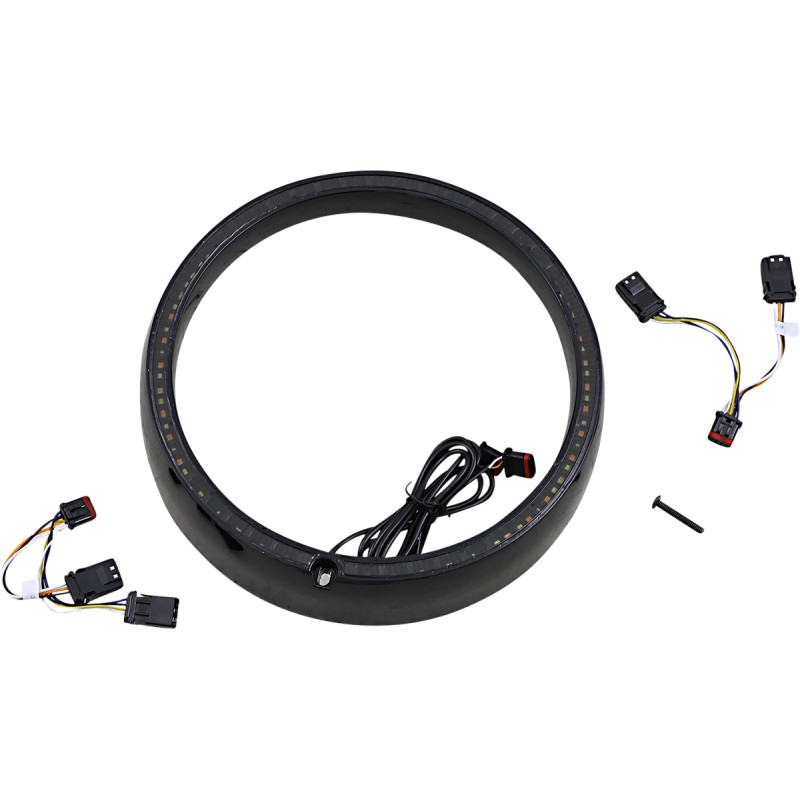 Probeam Amber/White Headlamp Trim Ring with Standard Turn Signal