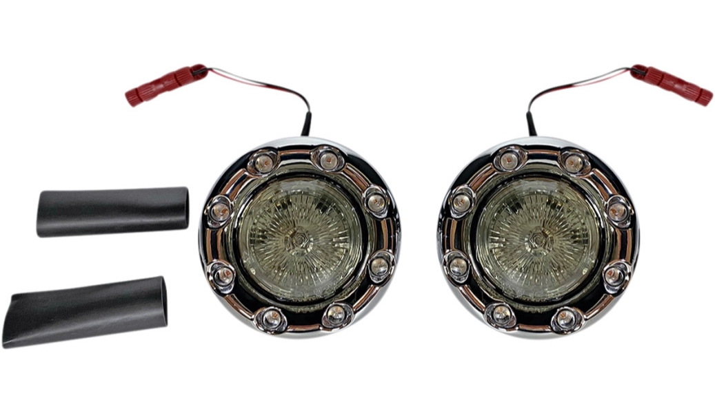 Probeam Bullet Ringz 1157 Rear Turn Signal - Chrome Bezel/Smoke Lens