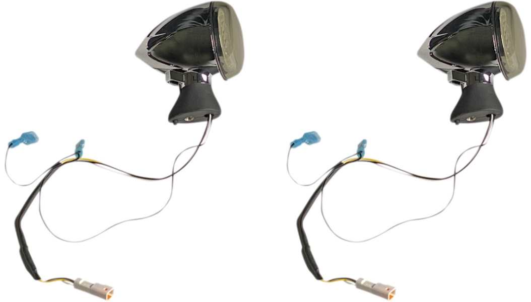 Probeam Dynamic Ringz Front Led Turn Signal - Chrome