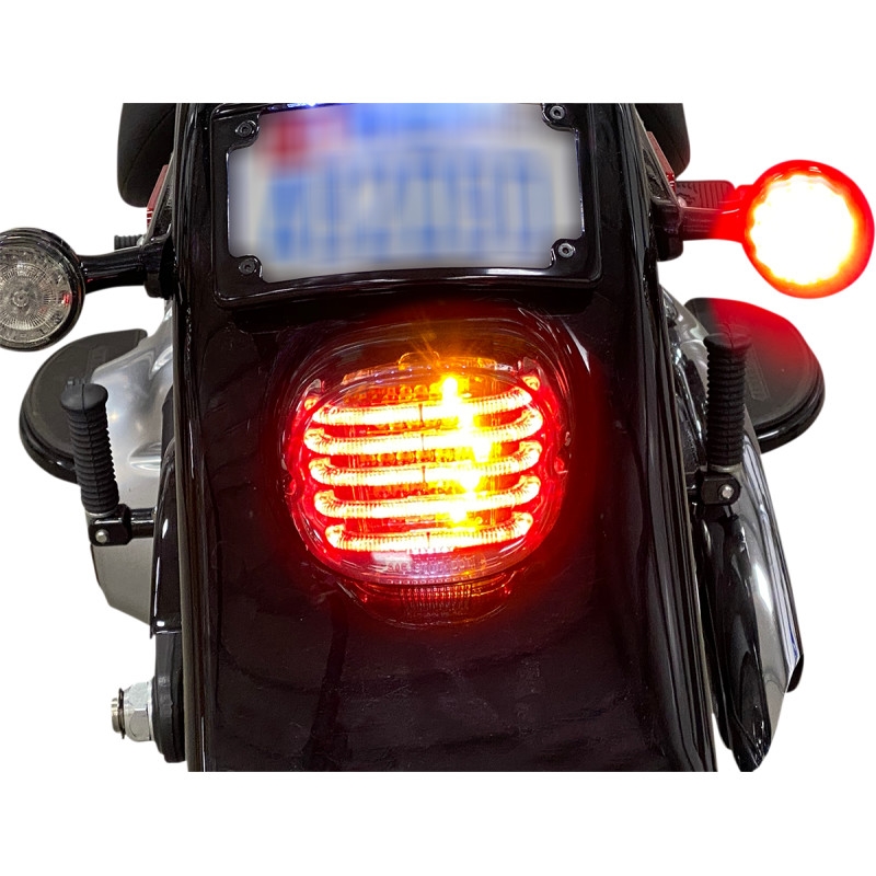 Probeam Low Profile LED Taillights with Integrated Turn Signals - No Window - Smoke Lens