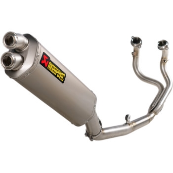 Racing Line Full System Exhaust - Titanium Muffler