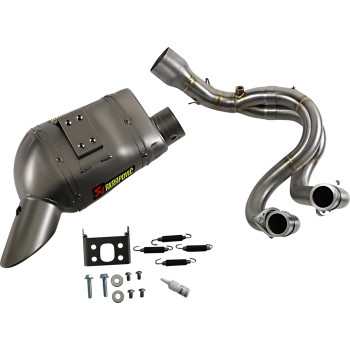 Racing Line Full System Exhaust - Titanium Muffler
