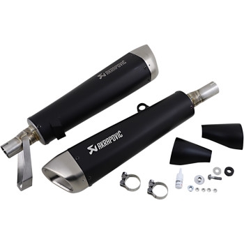 Carbon Fiber Mufflers for Slip-On Line Dual Exhaust