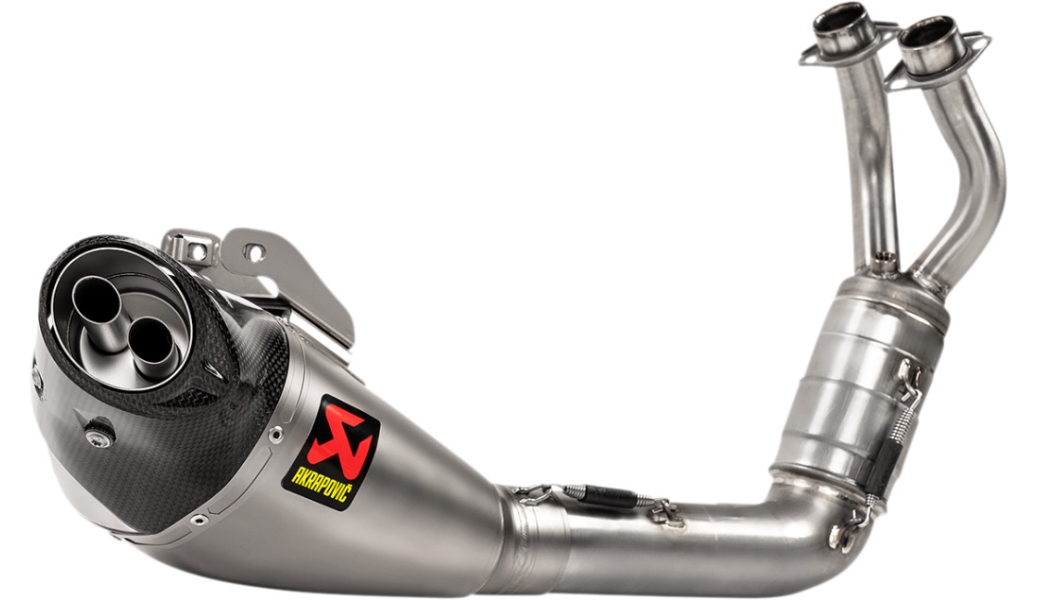 Racing Line Complete Exhaust Systems - 2/1 Header - Titanium Muffler - Carbon End Cap