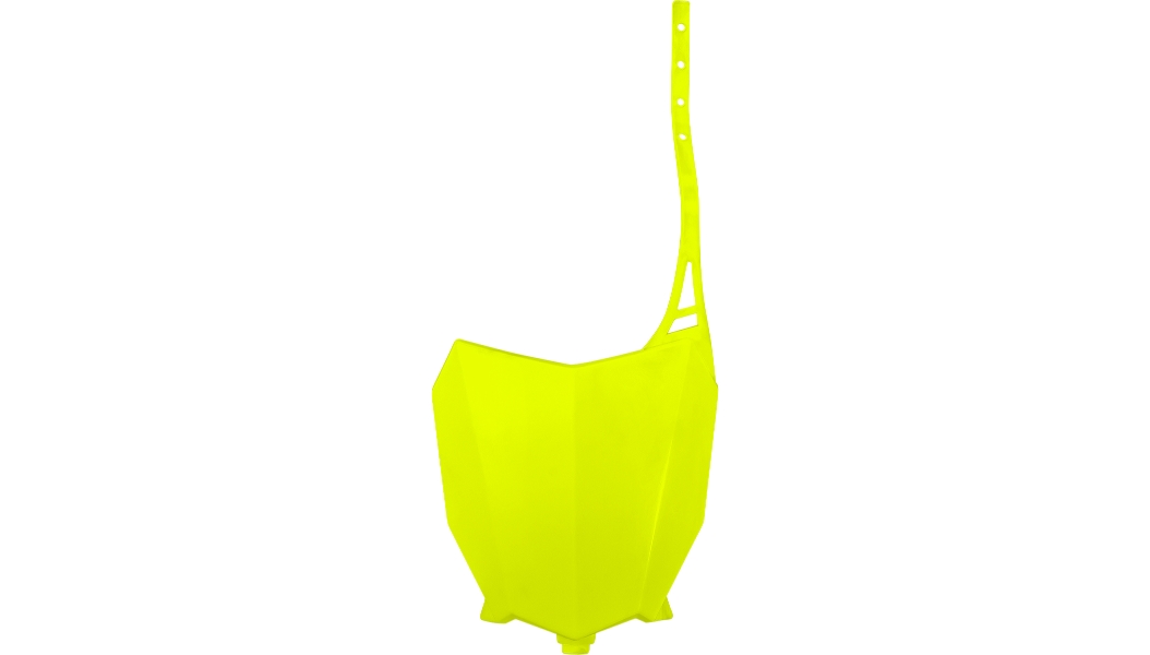 Front Number Plate - Florescent Yellow