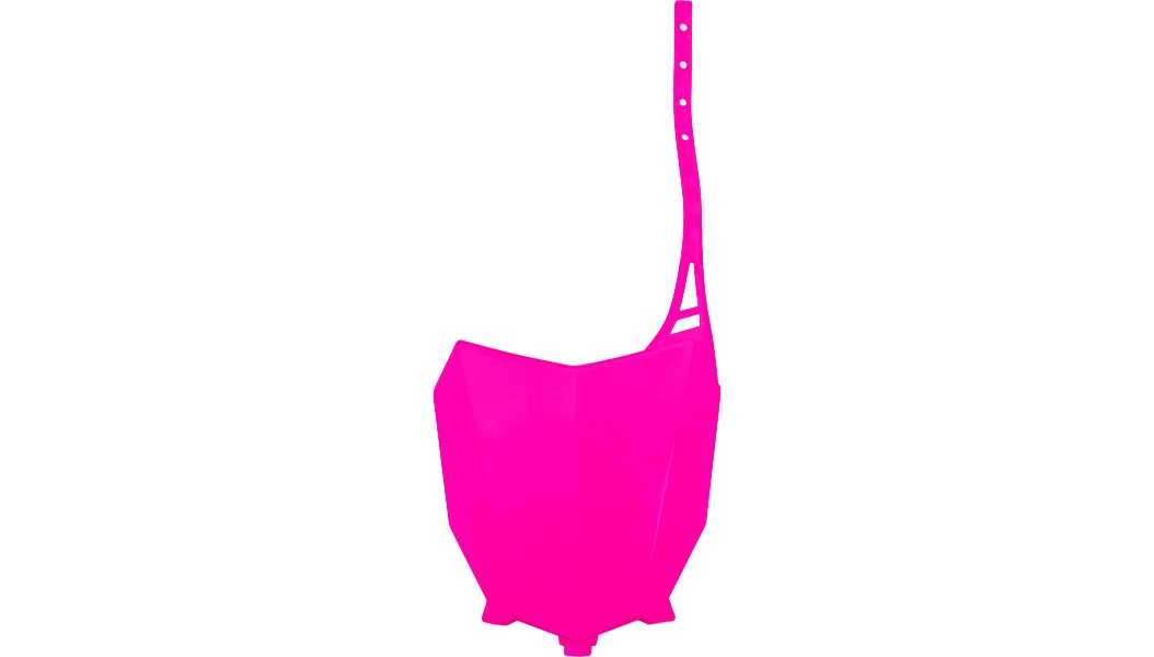 Front Number Plate - Florescent Pink