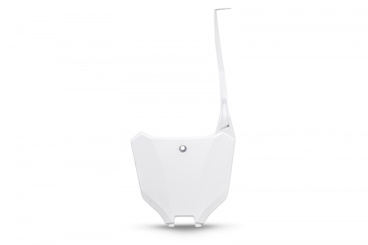 Front Number Plate - White