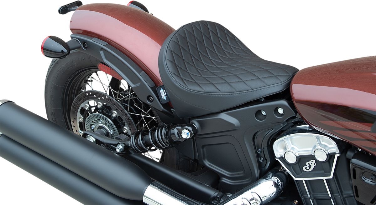 Bobber Solo Seat - Diamond - Black