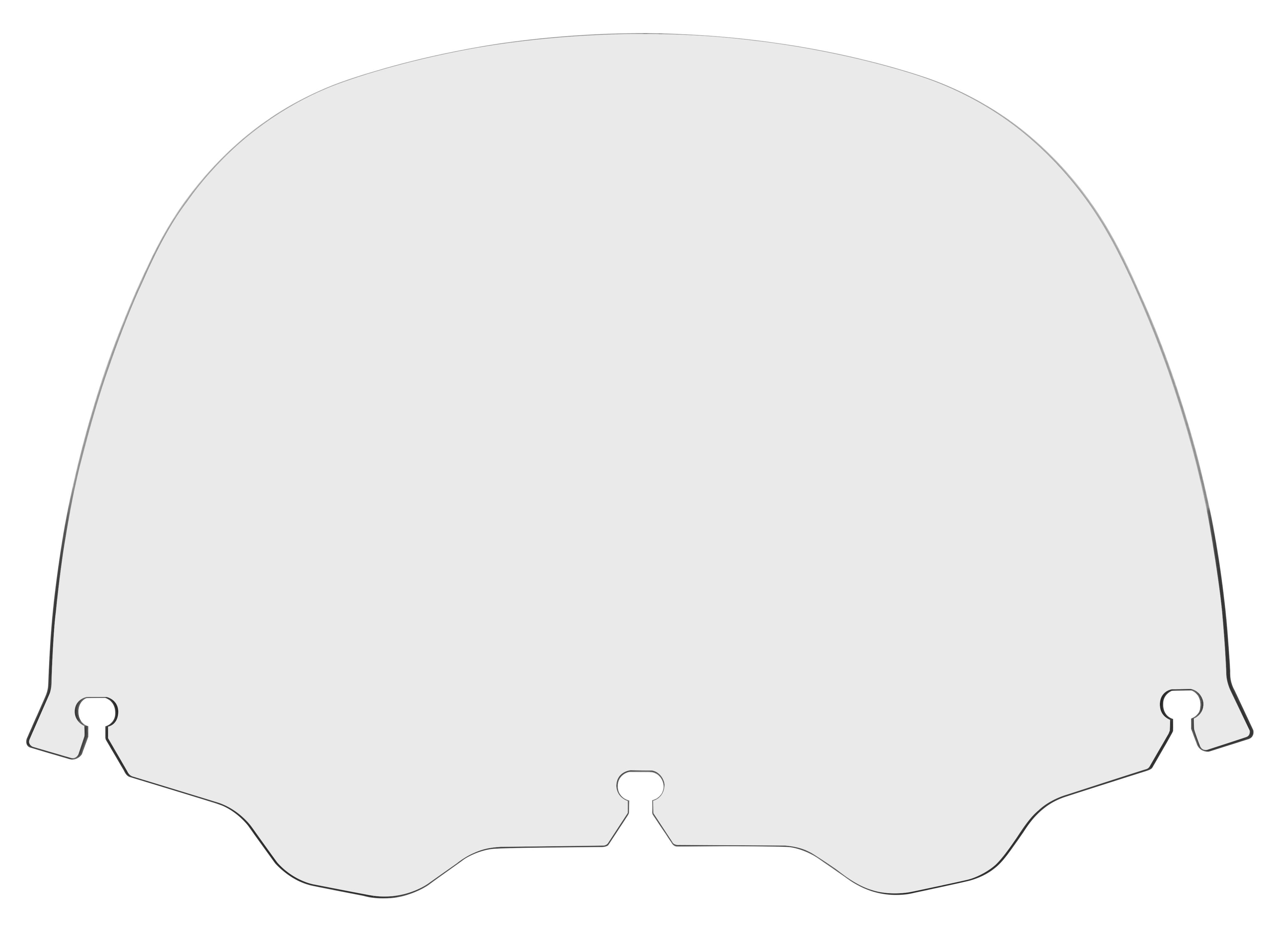 Standard Windshield - 12in. - Clear