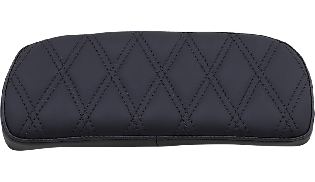 Chopped Tour-Pak Backrest Pads - Double Diamond - Black Stitch
