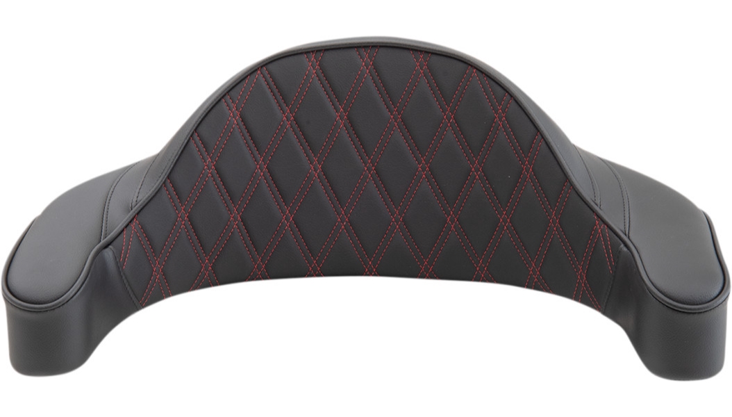 Tour Box Pad - Double diamond - Red Stitch