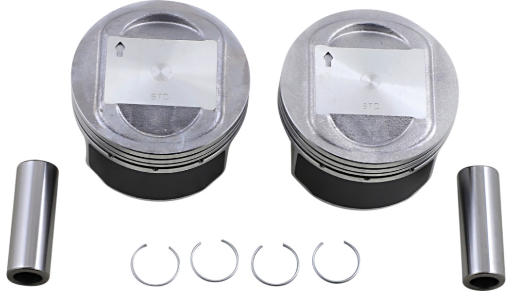 Piston Kit (95ci., 3.875in. Bore) - Standard Bore, 10.25:1 Compression