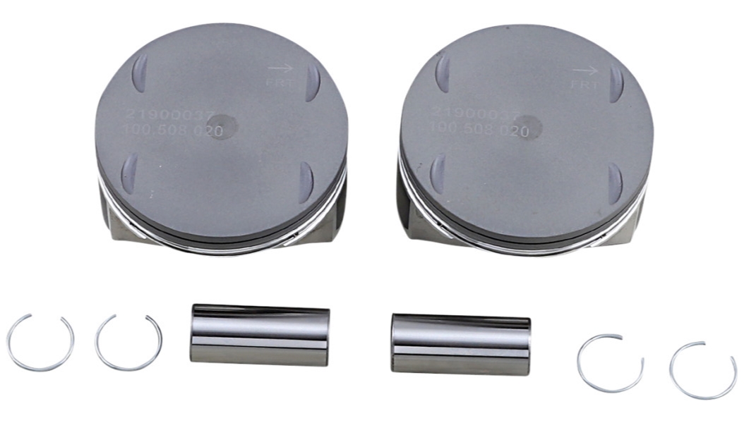 Piston Kit (1746cc., 3.937in. Bore) - .020 Oversize, 10.0:1 Compression