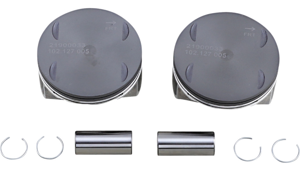 Piston Kit (1868cc., 4.000in. Bore) - .005in. Oversize, 10.5:1 Compression