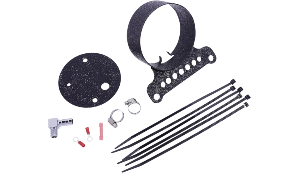 Gauge Bracket - Single - Wrinkle Black