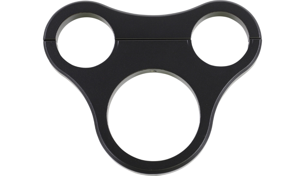 Tee-Bar Gauge Mounts for 1 1/2in. T-Bars - 02.375in./2.4in. Mini Gauges - Flat Black