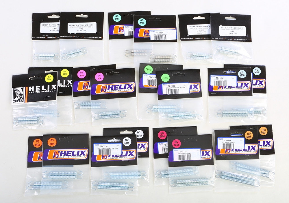 Exhaust Springs Zinc Dealer Pack