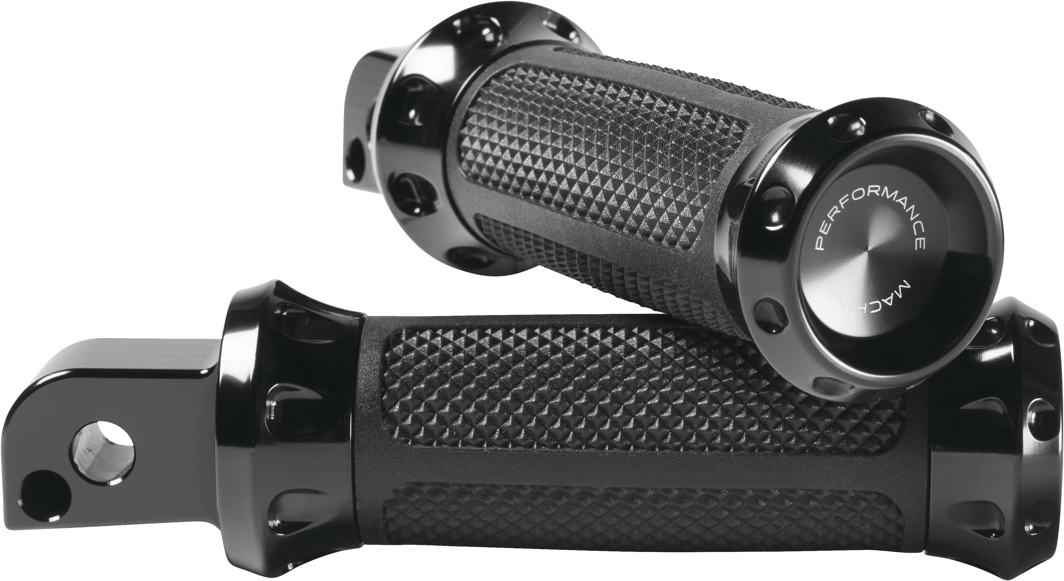 Overdrive Footpegs - Passenger - Black