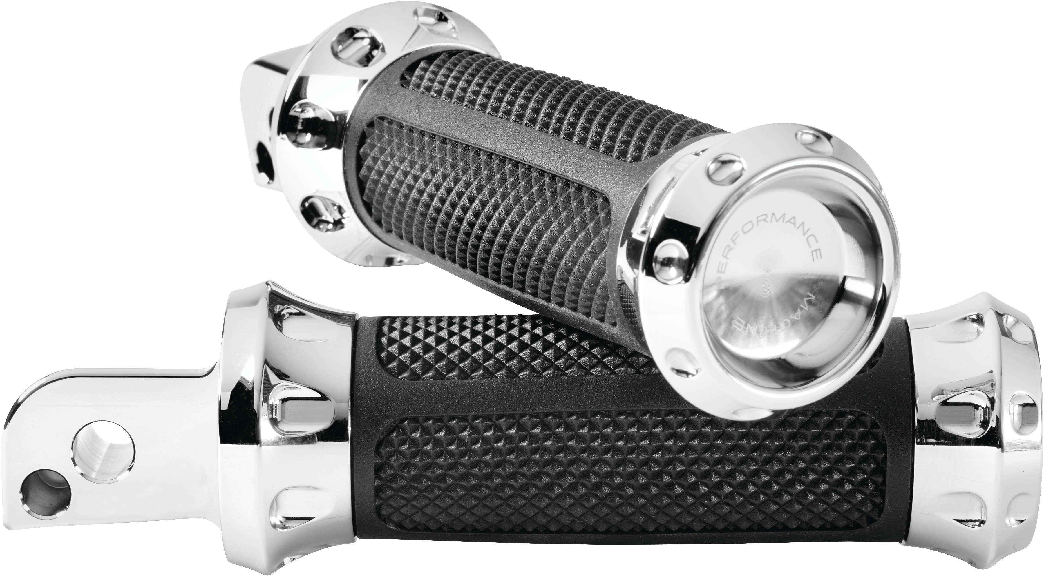 Overdrive Footpegs - Passenger - Chrome