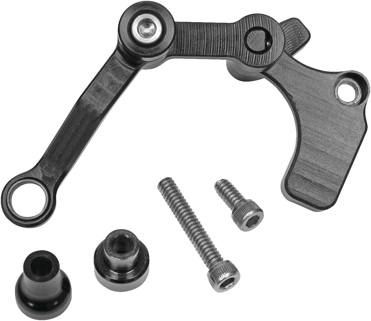 Brake Light Switch Actuator for Radial Master Cylinders - Black Anodized