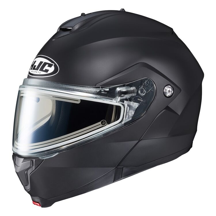 C91 Solid Snow Helmet with Electric Shield