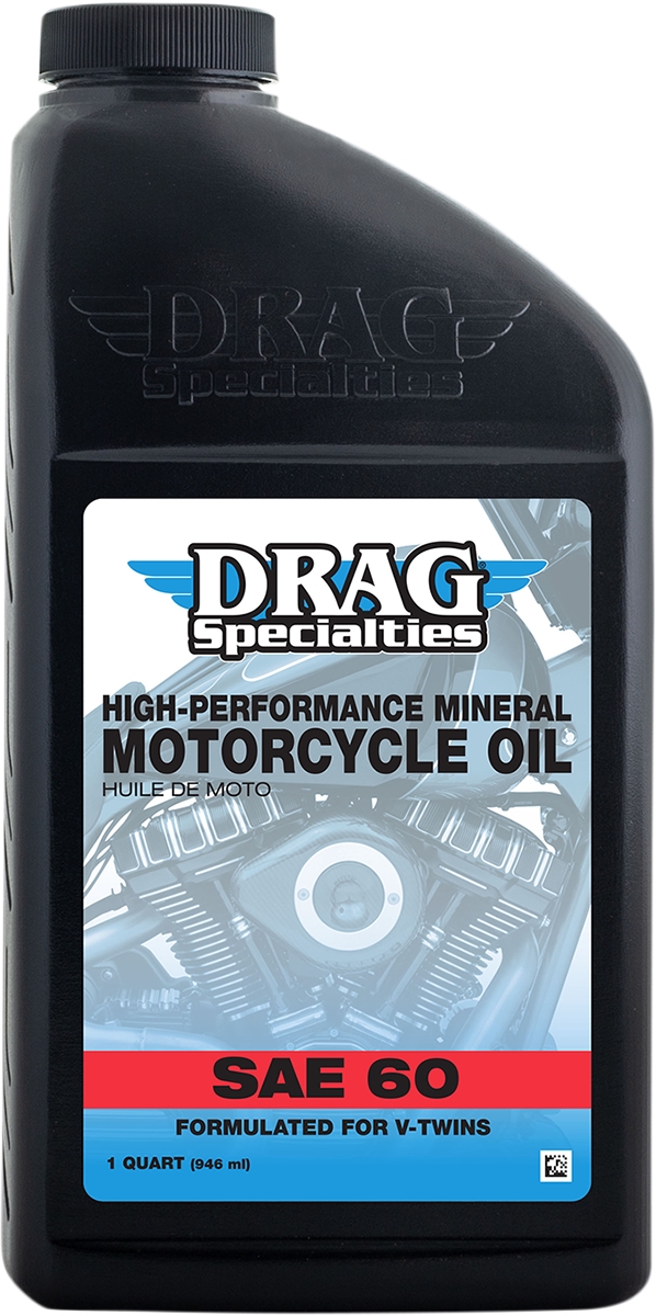 High-Performance Mineral Motorcycle Oil - SAE 60