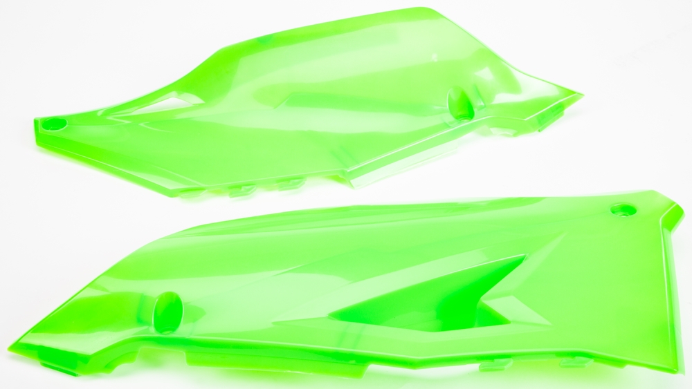 Side Number Plates - Lime Green