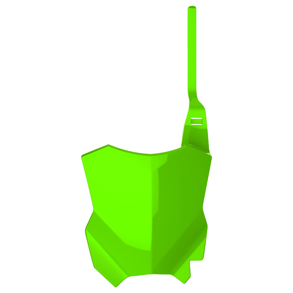 Restyle Front Number Plate - Lime Green