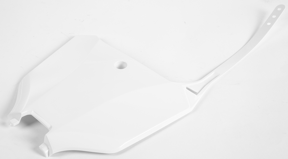 Front Number Plate - White