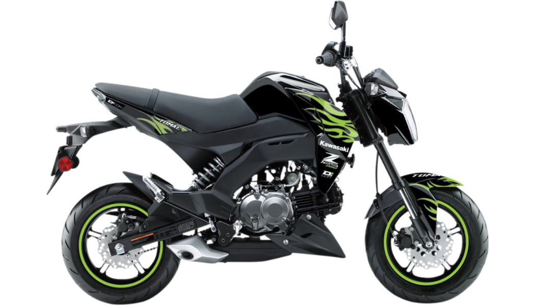 Z-125 Pro Graphic - Green Flame