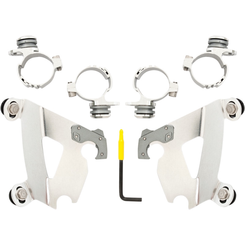 Trigger-Lock Mount Kit for Cafe Fairing - Polished