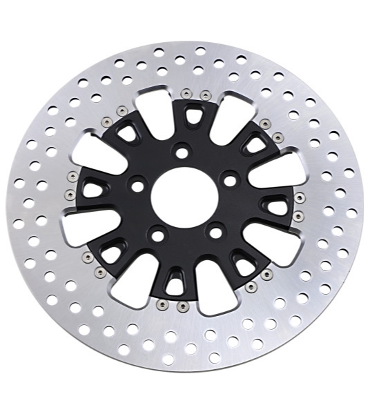 Traction 11.8in. Two-Piece Brake Rotor - Black Ops