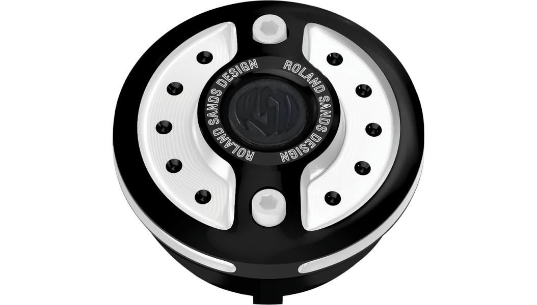 Billet Aluminum Gas Caps - Radial - Contrast Cut