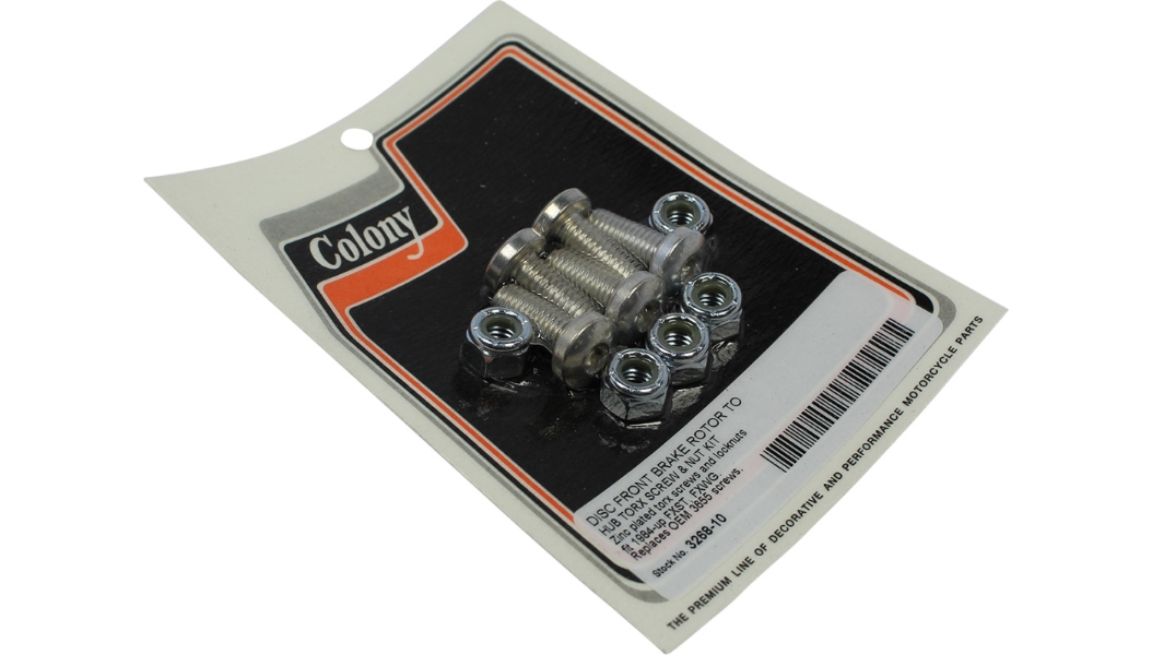 Front Brake Rotor-To-Hub Torx Screw Kit