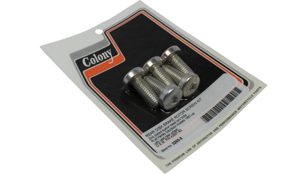 Rear Disc Brake Rotor Screw Kit