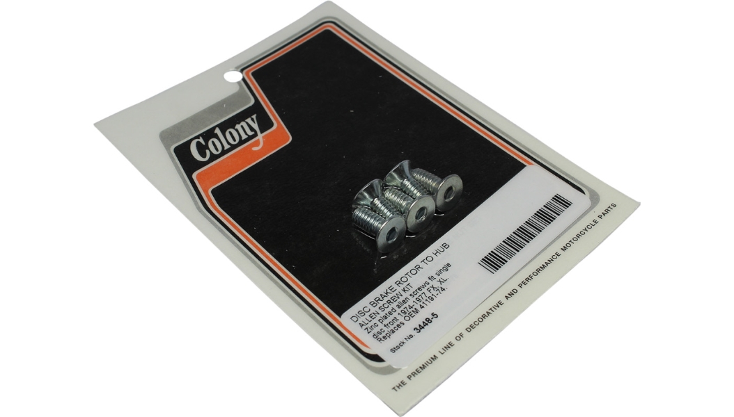 Disc Brake Rotor Bolt Kit - Zinc-Plated