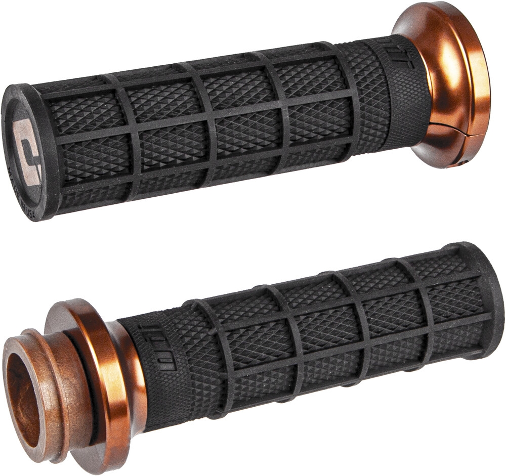 Lock On Grips for Indian Touring - Black/Bronze