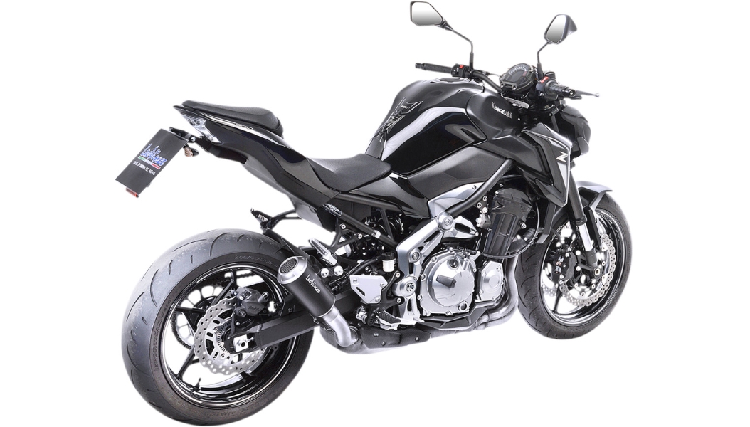 LV-10 Slip-On - Carbon Muffler - Stainless End Cap