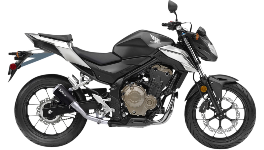 LV-10 Slip-On - Carbon Muffler - Stainless End Cap